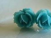 Pendientes rosas azules