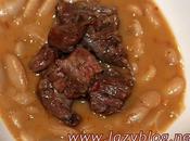 Receta fabes rabo, paso