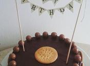 Tarta galletas para cumpleaños