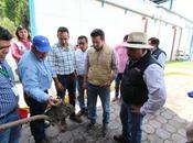 Recorre supervisa planta tratamiento aguas residuales, secretario obra pública edoméx, rafael díaz leal.
