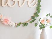 Como hacer coronas gigantes flores para decorar boda (facil barato)