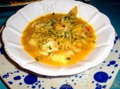 Sopa fideos gruesos bacalao