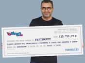 Jorge Javier Vázquez entrega mayor premio bote acumulado historia Yobingo jugadora Barcelona