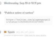 Ganadora sorteo VUELTA COLE