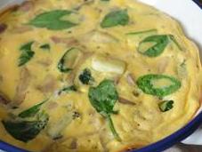 Frittata verduras setas