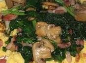 Espinacas bacon salsa miel jerez