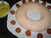 Pastel salmón crema naranja