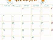 Imprimible: Calendario noviembre 2018
