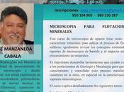 CURSO: MICROSCOPIA PARA FLOTACION MINERALES José Manzaneda Cabala 20NOV.