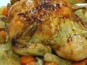 Receta fácil pollo asado manzana pera