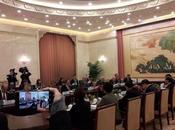reúne Díaz-Canel Presidente Conferencia Consultiva Política Pueblo Chino