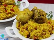 Arroz pollo curry olla