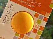 Instant luminous face mask Andalou Naturals, mascarilla facial iluminadora vegana