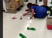 Brutal agresión guardia mujer supermercado Temuco