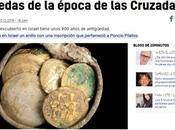 Descubierto cofre pendiente monedas época Cruzadas