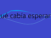 ¿Qué cabía esperar?
