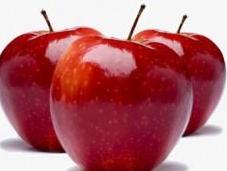 rojo fuente salud: Manzanas, fresas pimientos