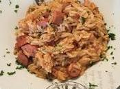 Arroz salchichas bacon