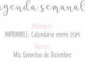 Agenda Semanal 24/12 30/12