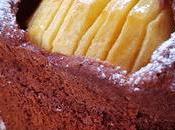 Tarta manzanas chocolate