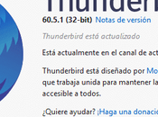 Thunderbird 60.5.1 está disponible para descargar