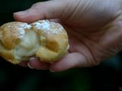 Éclairs rellenos crema coco