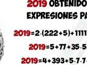 Jugando números XXVIII 2019 expresiones palíndromas