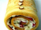 Strawberry roulade