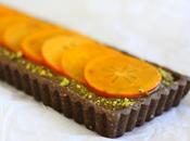 Tarta chocolate persimón