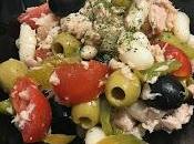 Ensalada judías blancas atún