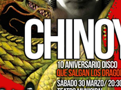 Chinoy celebra años disco “Que Salgan Dragones” marzo Teatro Joaquín