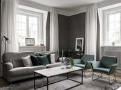 Interior colores oscuros para crear atmósfera sofisticada