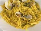 Cazuela fideos almejas olla