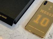 Lionel Messi iPhone gold kilates