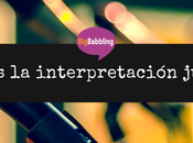 ¿Qué interpretación jurada?