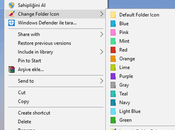 Cambia iconos carpetas través menú contextual Folder Painter
