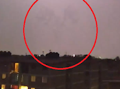 Supuesto alado captado durante tormenta México