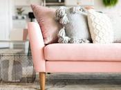 Touch pink. como decorar sofa rosa