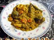 Arroz alcachofas