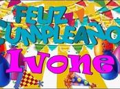 Feliz Cumpleaños Ivone