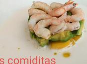 Gazpachuelo verano aguacate, mango gambas