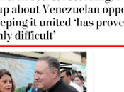 Pompeo audio filtrado: "Mantener unida oposición venezolana resultó diabólicamente difícil"