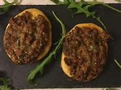 Mini pizza boloñesa
