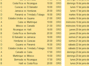 Calendario Copa 2019 Seleccion Mexicana