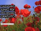 Calendario junio descargable gratuito