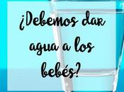 ¿Debemos agua bebés?