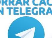 Cómo eliminar archivos Telegram caché para tener espacio