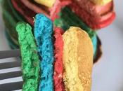 Rainbow pancakes