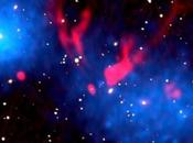 Observado tremendo choque cúmulos galaxias