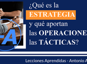 ¿Qué estrategia aportan operaciones tácticas?